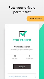 DRIVER START - Permit Test DMV Screenshot