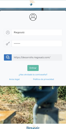 Android application Riegosalz Cloud Control screenshort