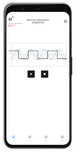 Médical frequency generator Screen 2