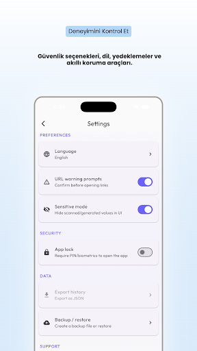 QR Kod Tarayıcı Pro ekran görüntüsü