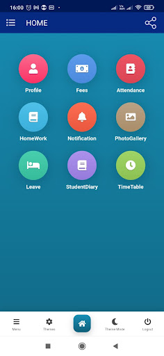 Android application Saraswat School screenshort