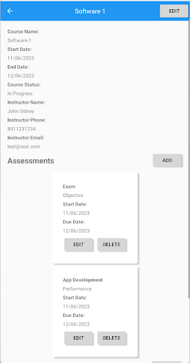 Android application StudySync screenshort