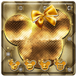 luxurious golden Micky theme luxurious wallpaper icon