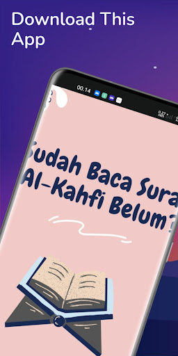 Android application Surat Al Kahf Audio arab latin screenshort