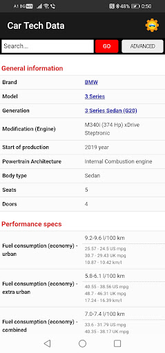 Car Technical Data screenshot 12