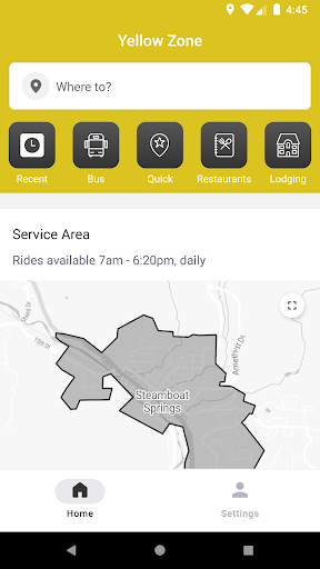 Yellow Zone Screen 2