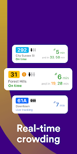 Whiz • Temps de transit en direct pour le métro et le bus
