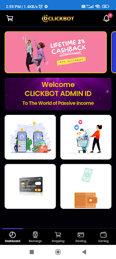 CLICKBOT Screen 3