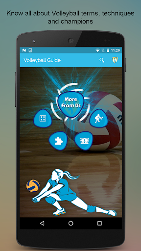 Android application Volleyball Dictionary screenshort