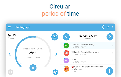 Sectograph. Day & Time planner - Productivity - apps