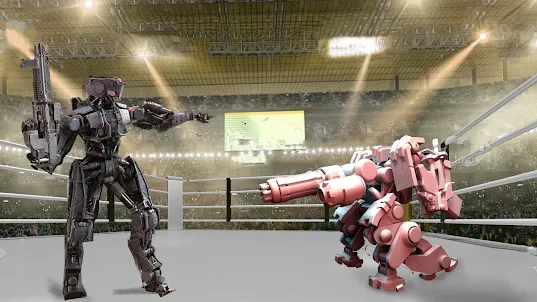 3D Real Steel Robot Ring Fight