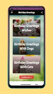 birthday greetings With Cats