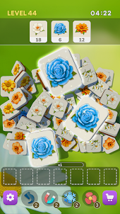Blossom Tile 3D: тройной матч