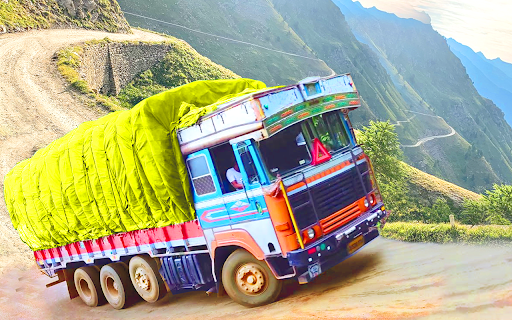Android application Indian Cargo Truck Driving 3D screenshort