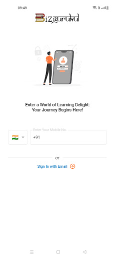 Android application Bizgurukul screenshort
