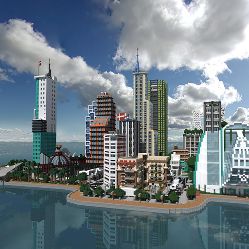 City maps for Minecraft logo