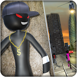 Vegas Gangster Stickman Crime City icon
