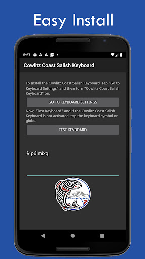 Android application Cowlitz Salish Keyboard screenshort
