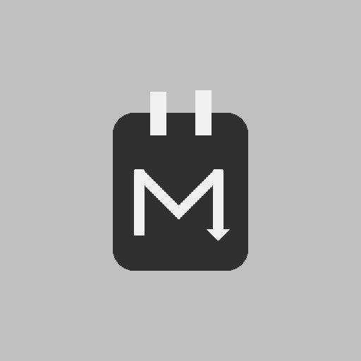 Markdown + MathJax Note logo