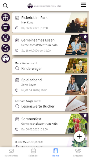 Android application Gemeinschaftszentrum Köln screenshort