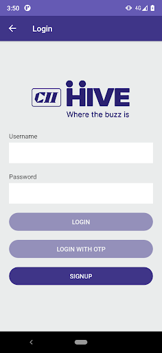 Android application CII Hive screenshort