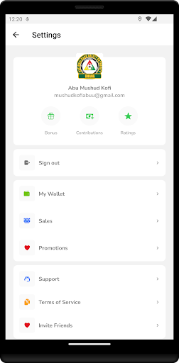 Tap n Go Driver Screen 3
