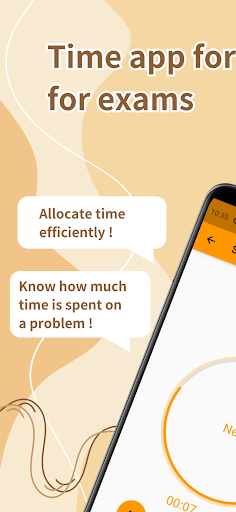 Android application Exam Timer screenshort