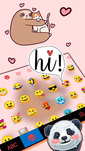 Animal Love Keyboard Backgroun Screen 3