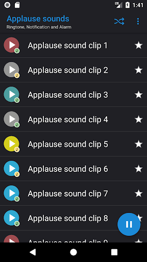 Applause sounds Screen 2