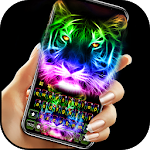 Neon Tiger Keyboard Theme Apk