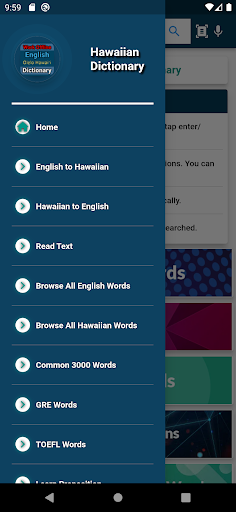 English : Hawaiian Dictionary Screen 3