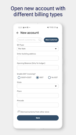 Shuttering & Scaffolding App Screen 2
