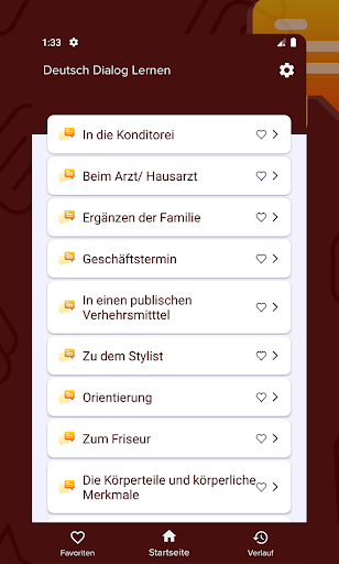 Deutsch Dialog Lernen Screen 2