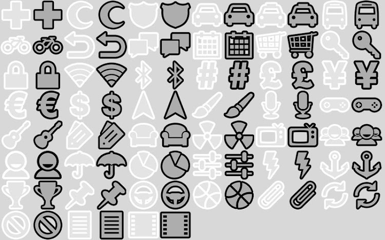 BL Essentials BW Icon Pack - 1.0.4 - (Android)