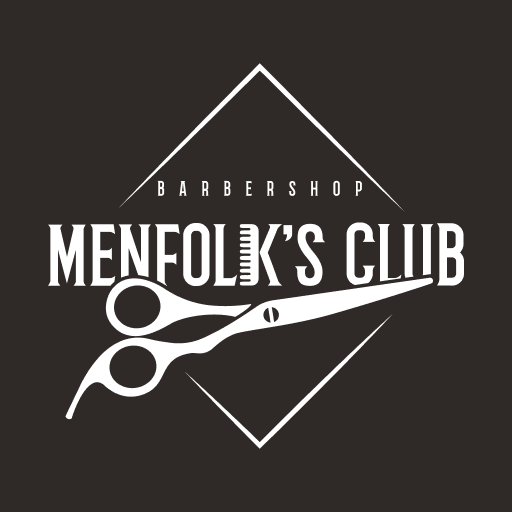 Menfolks Club barbershop logo
