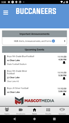 Brazosport ISD Athletics Screen 3