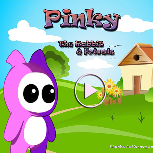 Pinky,The Rabbit logo
