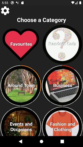 Android application Indonesian Vocabulary screenshort