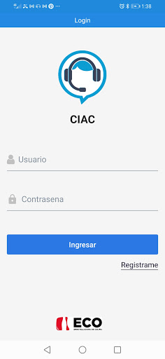 Android application CIAC ECO screenshort