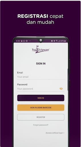 Android application Twin Tulipware Official App screenshort