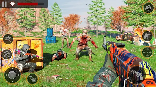 Trò chơi bắn zombie chết người