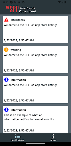 Android application SPP Go screenshort