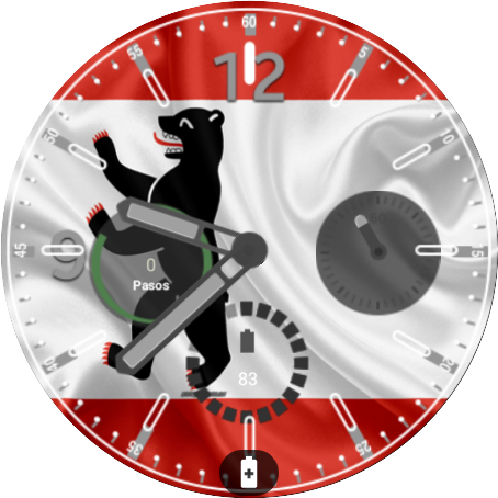 Berlin Flag Watchface Screen 3