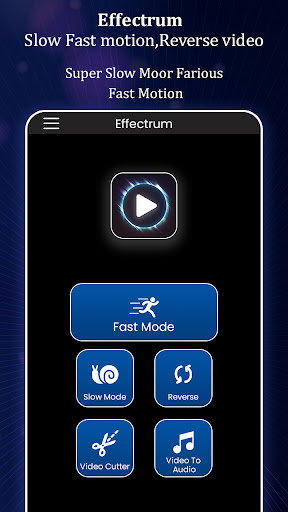 Android application Slow,Fast, Reverse Video Maker screenshort