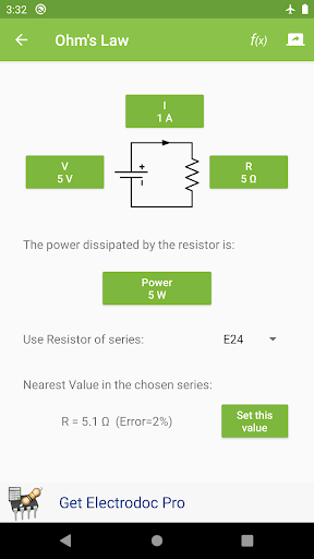 Electrodoc - electronics tools Screenshot 4 - AppWisp.com