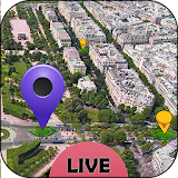 Street live map - earth map view icon