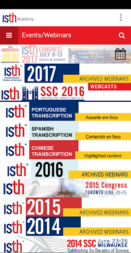 ISTH Academy Screen 2