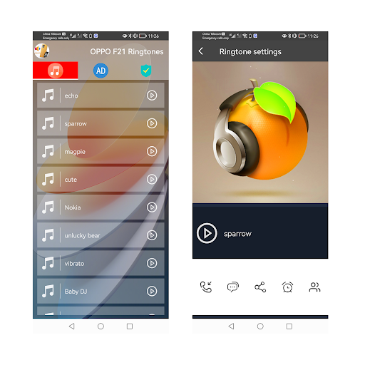 OPPO F21 Phone Ringtones