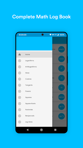 Android application Log and Antilog Calculator screenshort