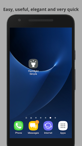 Android application Flashlight Simple screenshort